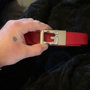 Red Gucci belt nwot